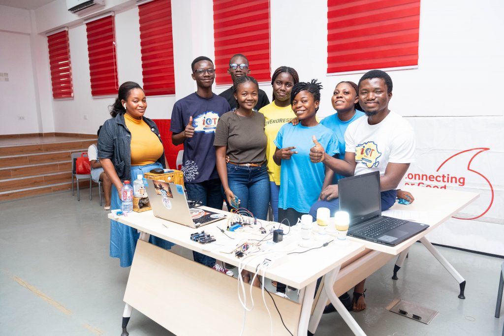 Academic City University College has partnered with Vodafone Ghana to offer a three-day training for girls in STEM and plastic waste recycling.